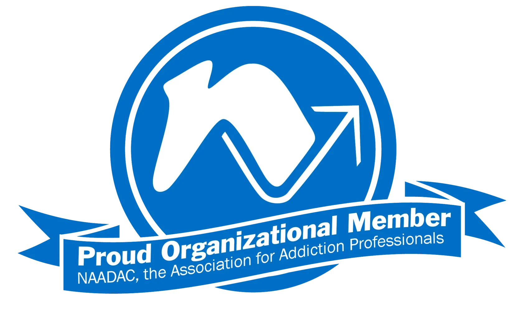 NAADAC the Association for Addiction Professionals, Proud Member logo